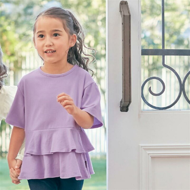 楽天市場 ベルメゾン 子供服 ジータ 五分袖裾 フリル Tシャツ 140 150 子ども 子供 キッズ キッズ服 服 トップス Tシャツ女の子 ガールズ 小学校 小学生 通学 通園 保育園 幼稚園 着 入園 入学 22ss ベルメゾン ママ