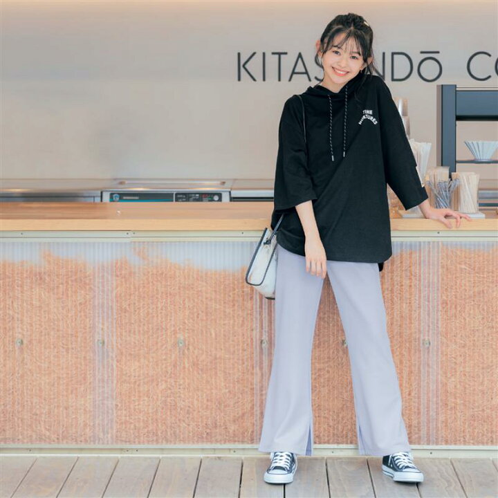 楽天市場 ベルメゾン 子供服 ガールズ パペル ラピス スリット入り カットソー フレア レギンス パンツ ウエスト調節可 子ども 子供 キッズ キッズ服 服 ボトム パンツ ロング パンツ ロング 22ss ベルメゾン ママ
