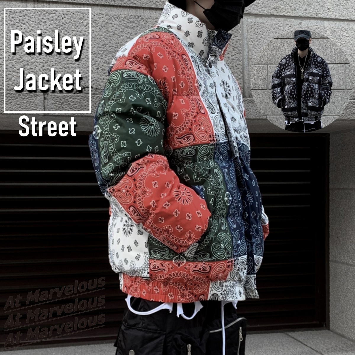 人気　メンズ ジャケット　羽織り　ストリート　白　ホワイト　L　スタジャン