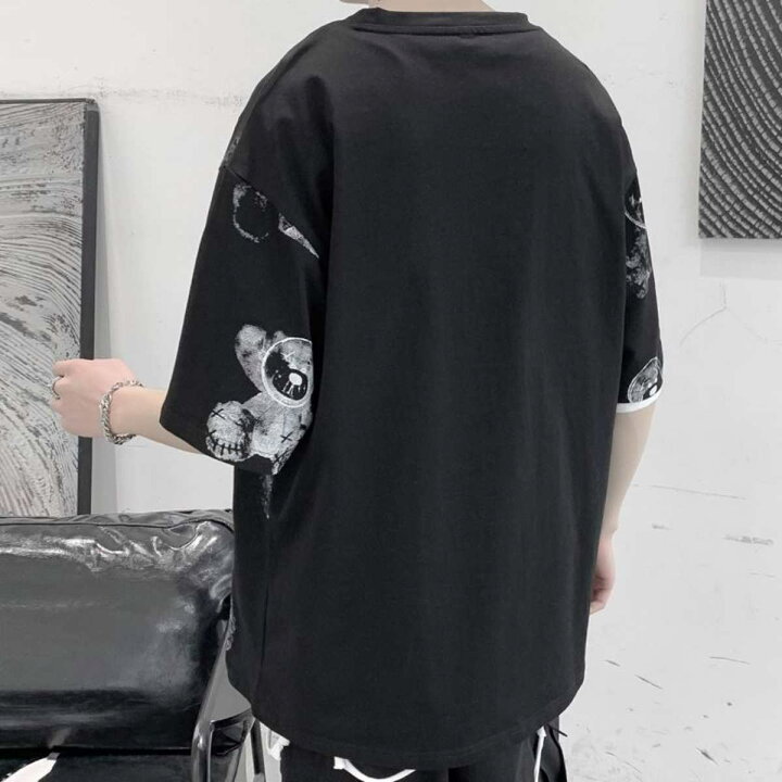 楽天市場 シャドウくまプリントtシャツ メンズ ストリートファッション 半袖tシャツ トップス 夏 総柄 クマ ストリート系 トレンド おしゃれ クマ ストリート系 オシャレを探す Zutty ズッティ 楽天市場 シャドウくまプリントtシャツ メンズ ストリートファッション 半袖tシャツ トップス 夏 総柄 クマ ストリート系 トレンド おしゃれ クマ ストリート系 オシャレを探す Zutty ズッティ