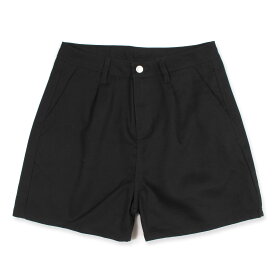 【楽天1位】 ＼★着回し力バツグン！／ ハイウエスト ショートパンツ レディース 綿100 夏 タック入り ツイル オルチャン ショート キュロット パンツ ハイウェスト ショーパン パンツ 短パン レディースパンツ 台形 綿 シンプル ゆったり 韓国ファッション 白 黒 紺