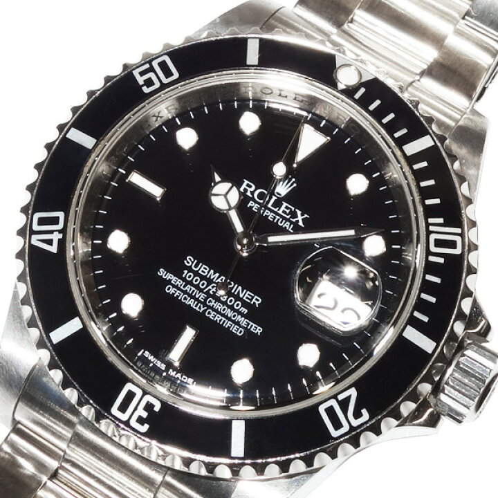 楽天市場】ROLEX ロレックス サブマリーナ 16610 V番 ルーレット刻印  