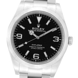 【美品】【保証書2020年1月記載】ROLEX ロレックス エクスプローラー 214270 (ホワイトバー/369) ランダム品番【中古】