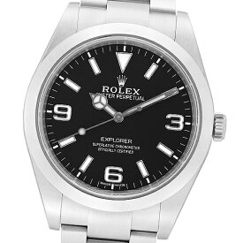 【美品】【保証書付】ROLEX ロレックス エクスプローラー 214270 (ホワイトバー/369) ランダム品番 【中古】