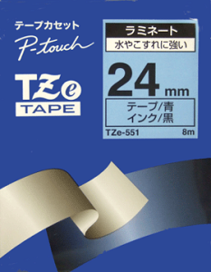 (������ �e�[�v 24mm) �s�[�^�b�`���~�l�[�g�e�[�v TZe-551 �e�[�v�J�Z�b�g �u���U�[ brother P-TOUCH �y���[���֕s���i�z��TZ-551��p�e�[�v