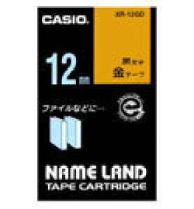 �J�V�I �l�[�������h�e�[�v�J�[�g���b�W12mm XR-12GD�iXR12GD�j �y���������e�[�v�z �V�[����p�r��I�΂��g����A�ėp���̍����e�[�v NAME LAND TAPE CARTRIDGE �y���[���֑Ή�10�܂Łz CASIO