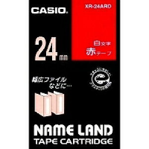 �J�V�I �l�[�������h�e�[�v�J�[�g���b�W24mm XR-24RD�iXR24RD�j�y�������ԃe�[�v�z �V�[����p�r��I�΂��g����A�ėp���̍����e�[�v NAME LAND TAPE CARTRIDGE �y���[���֕s�z CASIO