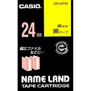 �J�V�I �l�[�������h�e�[�v�J�[�g���b�W24mm XR-24YW�iXR24YW�j�y���������e�[�v�z �V�[����p�r��I�΂��g����A�ėp���̍����e�[�v NAME LAND TAPE CARTRIDGE �y���[���֕s�z CASIO