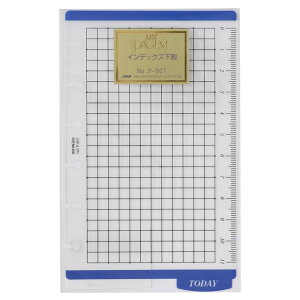 ~j6TCY VXe蒠ptB ANZT[ CfbNX~yP-607z 1 6 TCY132×80mm v`EyCWF Petit PAGEM oCfbNX Bindex by NOLTY JMAM {\}l[W