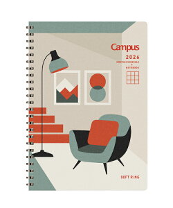 2026N A5 LpX\tgO_CA[ }X[ jn܂ CeA j-SMNL2-A5-26 {̃TCY H210×W148mm jn܂ 2025N12n܂m[gy[WF121y[W r^Cv jSMNL