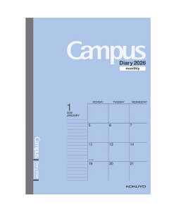 2026N Z~B5 LpX_CA[ u[ j-CMB-B5-26 {̃TCY H252×W179mm jn܂ 2024N12n܂ }X[^CvijCMBB526jRN CampusDiary KOKUYO y [ւ̂ݑ z