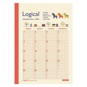2026N B6 WJ_CA[ ԃm[g^CvA EE}yNS-B602-26A-Ez2026N̊x {̃TCY 182×128mm jn܂ 2025N12n܂ y[g[̕\ x  n  NSB60226AE iJoV 