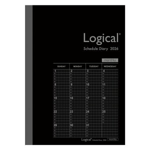 2026N B6 WJ_CA[ ԃm[g^CvB DubNyNS-B602-26B-Dz{̃TCY H182×W128mm jn܂ 2025N12n܂ NSB60226BD iJoV Nakabayashiy[֑Ή\z