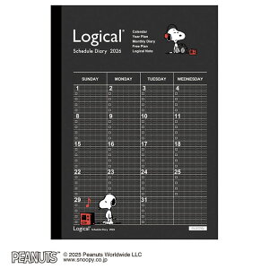 2026N A5 WJ_CA[ ԃm[g^CvP A1s[ibc1 ubNyNS-A502-26P-A1z{̃TCY H210×W148mm jn܂ 2025N12n܂ NSA50226PA1 Xk[s[PEANUTS iJoV Nakabayashiy