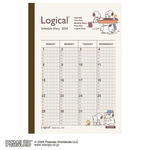 2026N A5 WJ_CA[ ԃm[g^CvP A2s[ibc2 N[yNS-A502-26P-A2z{̃TCY H210×W148mm jn܂ 2025N12n܂ NSA50226PA2 Xk[s[PEANUTS iJoV Nakabayashiy