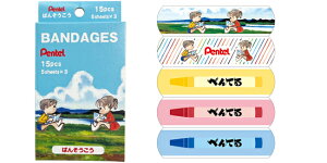 Jnp 15 i5×3V[gj W187×H72mm  ohGCh ΂񂻂 킢 LY BANDAGES 15pcs 5sheets×3 uhR{ [J[ƃR{ЃGXV[ɂIW