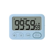 ソニック　トキ・サポ　100時間タイマー　スタンド付き光ってお知らせ【LV-3288-LB】(LV3288LB)ライトブ…