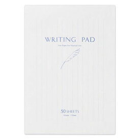 便箋 ライティングパッドB5便箋　縦罫【55025】50枚入 縦250×横173mm（ B5相当） 株式会社エヌビー社 NB社【 4冊までメール便対応可能】