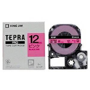 �L���O�W���u�e�v���vPRO�p �e�v���e�[�v �uSC12P�v�@�p�X�e���s���N���x�� ������ ��12mm ����8m�@�J���[���x���@�u�e�v���vPRO�e�[�v�J�[�g���b�W KING JIM TEPRA