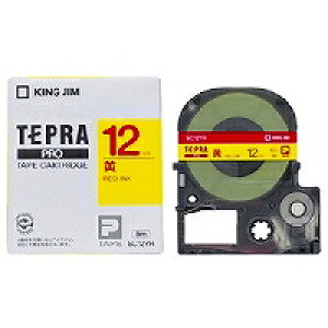 �L���O�W���u�e�v���vPRO�p �e�v���e�[�v�uSC12YR�v�p�X�e�������x�� �ԕ��� ��12mm ����8m�@�u�e�v���vPRO�e�[�v�J�[�g���b�W KING JIM TEPRA