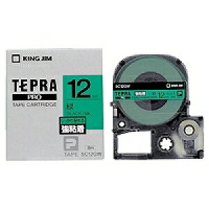 �L���O�W���u�e�v���vPRO�p �e�v���e�[�v�uSC12GW�v���S�����x���� ������ ��12mm ����8m�@KING JIM TEPRA�@�u�e�v���vPRO�e�[�v�J�[�g���b�W