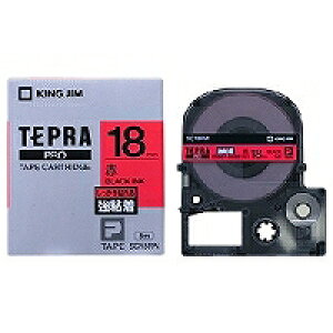 �L���O�W���u�e�v���vPRO�p �e�v���e�[�v�uSC18RW�v���S�����x���� ������ ��18mm ����8m�@KING JIM TEPRA�@�u�e�v���vPRO�e�[�v�J�[�g���b�W