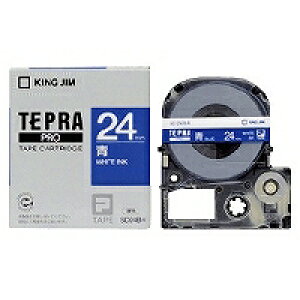 �L���O�W���u�e�v���vPRO�p �e�v���e�[�v �uSD24B�v �r�r�b�h�@���x�� ������ ��24mm ����8m �J���[���x���u�e�v���vPRO�e�[�v�J�[�g���b�W KING JIM TEPRA