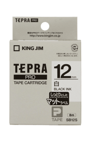 �L���O�W���u�e�v���vPRO�p �e�v���e�[�v�uSB12S�v�}�b�g���x���@�����x�� ������ 12mm�� 8m�����@�u�e�v���vPRO�e�[�v�J�[�g���b�W