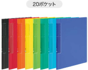 mr[^ A4 N[ubN 20|Pbg ނ̗ʂɉĔwς -TN560 EF[uJbg|Pbg Œ莮 c^ NOVITA Clear Book A4-S  O@F^e307×R244×w5`40mm kokuyo RN