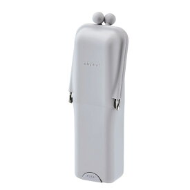 ペンケース エアピタスリム airpita slim AK061 しっかり吸着して倒れない がま口タイプ スタンドペンケース タテにもヨコにもスマホが置ける 充電しながら使える シリコンペンケース プレゼントにぴったり 筆入れ 筆箱 ふでばこ pencase クツワ KUTSUWA