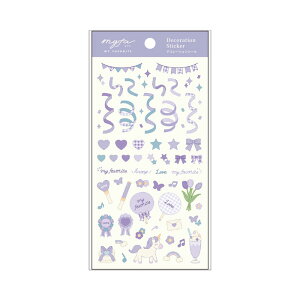 myfa �f�R���[�V�����V�[���yY-3000�z�S8�F�@1������ �~�t�@ myfa Decoration Seal ���q�g LHIT LAB.�y���[���֑Ή��\�z