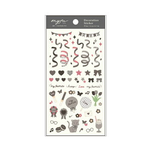 myfa �f�R���[�V�����V�[���yY-3000�z�S8�F�@1������ �~�t�@ myfa Decoration Seal ���q�g LHIT LAB.�y���[���֑Ή��\�z