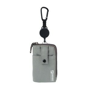 SFJ×LIHIT LAB.パス&キーケース リール付き【A-3203】全5色 サイズ:110×70×15mm リール約70cm伸縮可能 鍵2本取り付け可能 ICカードが入るポケット付き 撥水加工生地 SURFRIDER FOUNDATION JAPAN×LIHIT LAB. リ