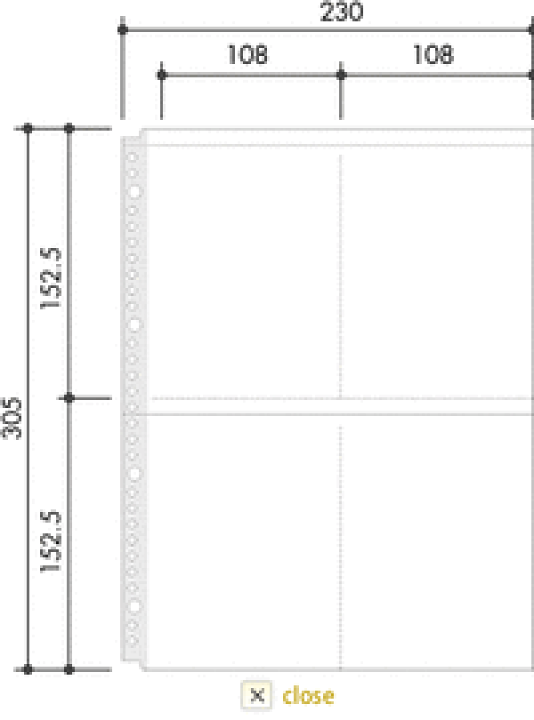 楽天市場】ライオン 分類ポケット BP-4 147-25 片面・4ポケット／5枚入