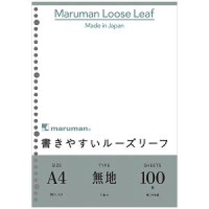 A4 ₷[Y[t n ~1t 100 L1106H 30 ی maruman Loose Leaf }} y 2܂Ń[֑Ή\ z