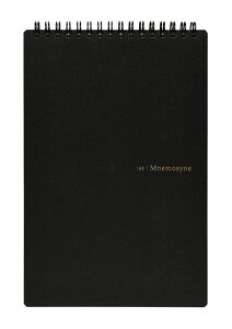 マルマン Mnemosyne ニーモシネ ノート A5 5mm方眼罫【N165】70枚 切り取りミシン目入り 本体サイズ:A5 縦230×横148mm 本文サイズ:220×148mm ツインワイヤ/リングメモ/メモ帳【 2冊までメール便