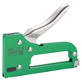 マックス ミニタッカ 一般向【TG-M】グリーン かるい力で打ち込み(タッキング)ができます ポスター張り 椅子カバーの張り替え パネル キャンパス製作 ビニールハウス製作 ジュータン カーペット止め ディスプレイ 防虫剤・寒冷紗張りなど 【 2個までメール便対応可能 】