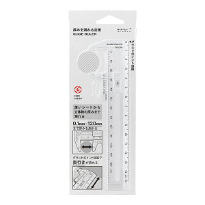~h@݂𑪂K y42260006zŏ0.1mm`ő120mm܂ő܂B{̃TCY/H160×W43×D7mm/GOOD DESIGN MIDORI//[/ЃfUCtBJpj[