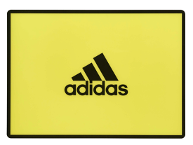 ◎アディダス＜adidas＞　下敷き（B5サイズ)　DUS-200 AI06　黄黒（イエロー／ブラック）　三菱鉛筆／文具／文房具／新入学