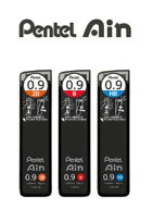ぺんてる シャープ替芯0.9mm Pentel Ain（ぺんてるアイン）C289 36本入（36pcs.）硬度：2B・B・HB シャー…