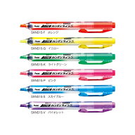 ぺんてる ハンディライン・エス Handy-line S ノック式蛍光ペン SXNS15 ノック式ハンディラインS Pentel …
