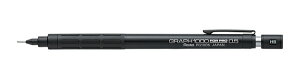 ぺんてる シャープペンシル グラフ1000〈フォープロ〉GRAPH1000 内蔵芯/HB 製図用シャープペン 筆記に集中できるマットブラックの先金 常に一定の芯を送り出すことができるノック部機構 0.3/0.4/