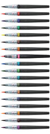 アートブラッシュ 筆ペン Art brush カートリッジ式 XGFL 全24色 毛筆タイプ カラー筆ペン 本体 単色 パック入り 水性染料カラーインキ 筆ぺん ふでぺん 詰替カートリッジ：XFR ぺんてる Pentel 【メール便対応可能】