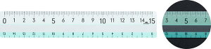N~G[[ 15cmK p ǂݎ₷ 5cmƂɌ₷傫Ȑ {H160×W27×D1.5mm 7mm܂ł̕ɑΉ Z̏ł₷color ruler XX