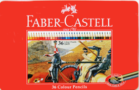 ファーバーカステル　色鉛筆36色セット（缶入） TFC-CP/36C 【 2個までメール便対応可能 】