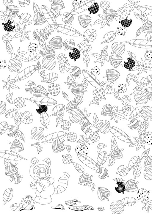 無料発送 スーパーマリオ 塗り絵セレクション625円 Old Enactus Kg
