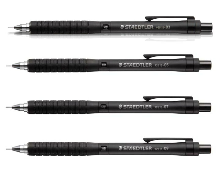 楽天市場 ステッドラー 製図用シャープペンシル 925 15 マットブラック 全4種類 0 3mm 0 5mm 0 7mm 0 9mm Staedtler べるえぽ