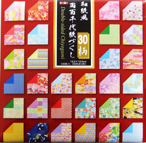 15cm×15cm aʐ㎆Â 018060 30e4 120 PPP[Xy 2̂݃[֑Ή 2Ƒ̏i͕̓sł z悪 15.0×15.0cm Double-sided Chiyogami
