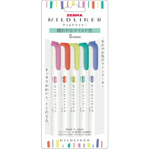 }ChCi[ 5FZbg uC}[J[ E׏p F4.0mmA1.0`1.4mm 痿 }ChȃCNF MILDLINER 5colors y 6܂Ń[֑Ή\ z