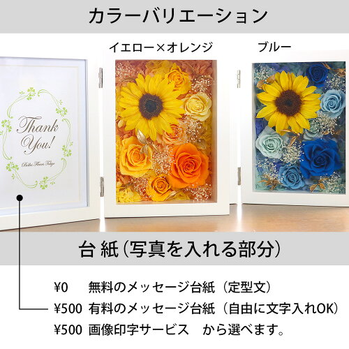 楽天市場 プリザーブドフラワー ヒマワリ 向日葵 父の日 ひまわり フォトフレームl 送料無料 Cover Frm あす楽対応 写真たて 写真立て 花 ギフト プレゼント 父の日 敬老 7月 8月 誕生日 結婚 両親贈呈 開業 開店 新築 退職 異動 内祝い 歓送迎 ケース入り